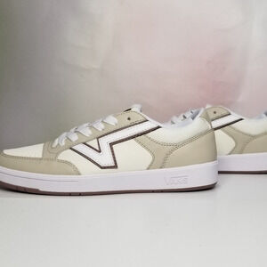 Vans Unisex Lowland Sneakers Women's 9.5 White, Beige NWT